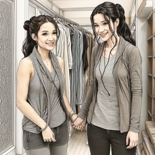 mirroring,walk-in closet,women's clothing,mannequins,women's closet,women clothes,shop fittings,insurgent,divergent,in pairs,closet,businesswomen,janome butterfly,dress shop,knitting clothing,ladies clothes,two girls,business women,artificial hair integrations,advertising clothes