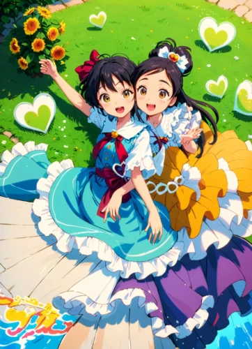 kawaii children,picnic,spring background,sonoda love live,birthday banner background,kawaii people swimming,apple pair,flower background,watermelons,easter banner,girlfriends,love live,playmat,children girls,little angels,party banner,heart background,married couple,potato blossoms,azuki bean,Anime,Anime,Traditional