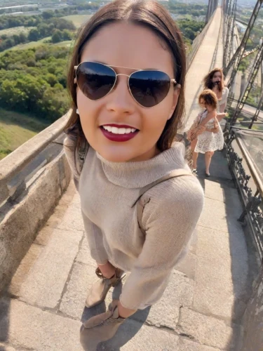 observation deck,great wall of china,up high,gondola lift,eiffel,34 meters high,sunglasses,observation tower,hanging down,sightseeing,the observation deck,at the top,selfie stick,with a view,eiffel tower,great wall wingle,iulia hasdeu castle,above the city,top of the rock,mirador del rio