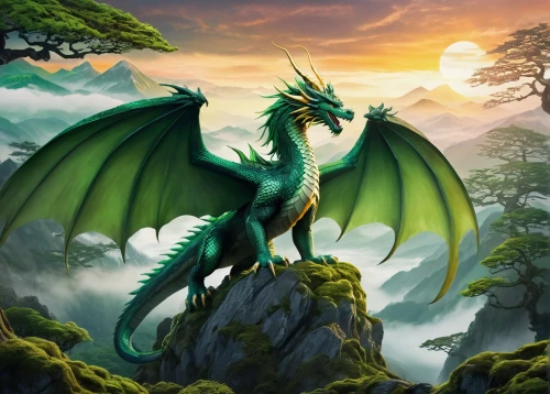 green dragon,dragon of earth,forest dragon,painted dragon,dragon,dragon li,patrol,dragon design,black dragon,gryphon,wyrm,fantasy picture,dragons,draconic,dragon fire,dragon bridge,gonepteryx cleopatra,emerald lizard,chinese dragon,charizard,Illustration,Japanese style,Japanese Style 04