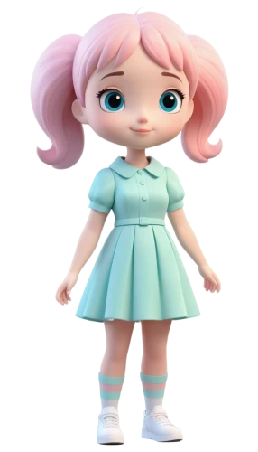 3d model,3d figure,doll dress,clay doll,wind-up toy,kewpie doll,tumbling doll,doll figure,kewpie dolls,collectible doll,plush figure,cute cartoon character,stylized macaron,3d rendered,3d render,female doll,the beach pearl,voo doo doll,game figure,cloth doll,Unique,3D,3D Character