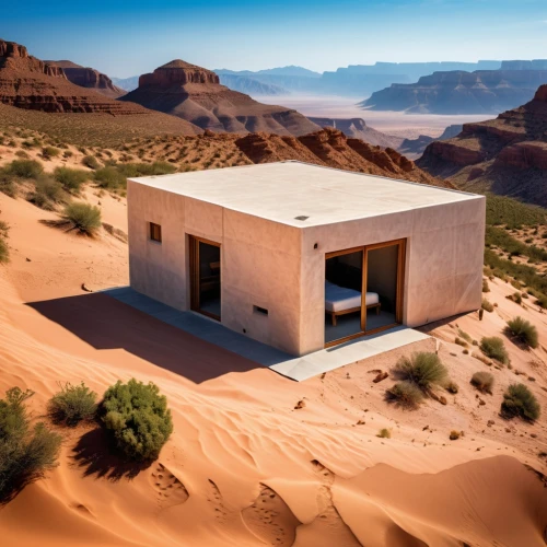 dunes house,cubic house,cube house,stone desert,desert landscape,the desert,desert desert landscape,admer dune,desert,capture desert,prefabricated buildings,house of allah,clay house,desert background,cooling house,sahara desert,dune ridge,desert flower,eco-construction,desertification,Photography,General,Realistic