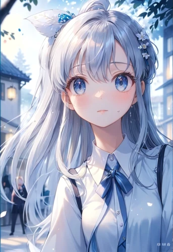 poi,honolulu,azure,winterblueher,blue heart,whitey,kantai,anime girl,harajuku,belarus byn,silver blue,luminous,erika,ganai,unknown,would a background,kantai collection sailor,blu,transparent background,angel’s tear,Anime,Anime,Traditional