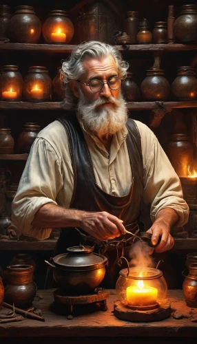candlemaker,tinsmith,blacksmith,dwarf cookin,apothecary,metalsmith,watchmaker,silversmith,oil lamp,potter's wheel,merchant,old trading stock market,fire artist,archimedes,smelting,craftsman,homeopathically,a carpenter,luthier,shoemaker,Illustration,Retro,Retro 10