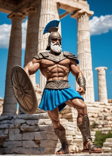 sparta,gladiator,spartan,cent,thracian,poseidon,hellas,athenian,poseidon god face,roman soldier,greco-roman wrestling,hellenic,centurion,thymelicus,gladiators,roman history,statue of hercules,zeus,greek god,greek mythology,Unique,3D,Clay