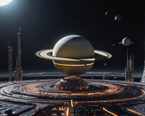 saturnrings,cassini,saturn,sky space concept,planetarium,solar system,space port,space art,futuristic landscape,saucer,orbital,spacescraft,gas planet,cosmos,alien planet,hub,space ships,planet eart,alien world,the solar system,Photography,General,Sci-Fi