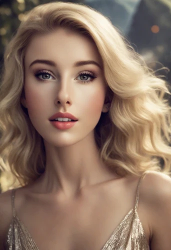 blonde woman,natural cosmetic,women's cosmetics,celtic woman,romantic look,artificial hair integrations,romantic portrait,female beauty,blonde girl,blond girl,lycia,the blonde in the river,beauty face skin,golden haired,portrait background,beautiful young woman,retouching,model beauty,jessamine,fantasy portrait,Photography,Cinematic
