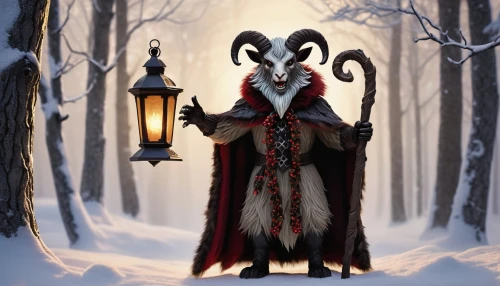 krampus,father frost,dodge warlock,sleigh,suit of the snow maiden,yule,red riding hood,carolers,summoner,lamplighter,nordic christmas,imperial coat,christmas banner,sleigh ride,grimm reaper,the snow queen,st claus,magic grimoire,undead warlock,father christmas,Art,Artistic Painting,Artistic Painting 47