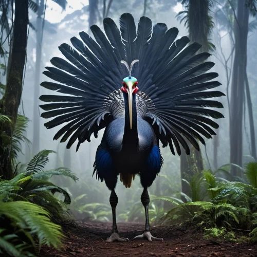 cassowary,blue peacock,eastern crowned crane,peacock,bird-of-paradise,male peacock,gray crowned crane,nicobar pigeon,fairy peacock,grey crowned crane,landfowl,ivory-billed woodpecker,nature bird,avian,australian bird,scheepmaker crowned pigeon,perico,exotic bird,bird of paradise,victoria crowned pigeon,Photography,Artistic Photography,Artistic Photography 09