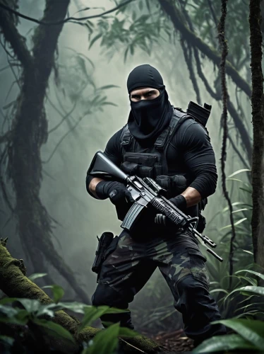 patrol,aaa,mercenary,balaclava,cleanup,gi,special forces,sniper,vietnam,bandit theft,vigil,guerrilla,gorilla soldier,grenadier,lost in war,dissipator,swat,tactical,ninjas,patrols,Illustration,Realistic Fantasy,Realistic Fantasy 05