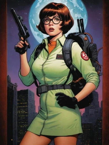 retro woman,retro women,girl with a gun,girl with gun,woman holding gun,retro girl,ghostbusters,librarian,female nurse,sci fiction illustration,fallout4,ann margarett-hollywood,lady medic,susanne pleshette,female doctor,spy-glass,telephone operator,retro pin up girl,girl scouts of the usa,atomic age