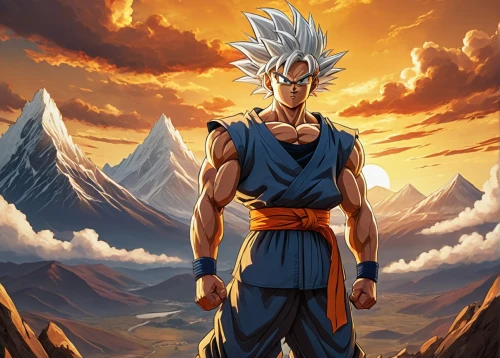 son goku,trunks,goku,takikomi gohan,dragon ball z,dragon ball,kame sennin,dragonball,nine-tailed,portrait background,stone background,dusk background,dragon slayer,sun god,would a background,background screen,background image,male character,art background,vegeta,Art,Artistic Painting,Artistic Painting 49