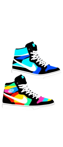 80's design,shoes icon,multicolor,skate shoe,abstract multicolor,neon arrows,multicolored,gradient effect,sneaker,multi-color,sneakers,multi color,pop art style,two color combination,effect pop art,shoe,pop art colors,cmyk,pop art effect,vector graphic,Illustration,Black and White,Black and White 31