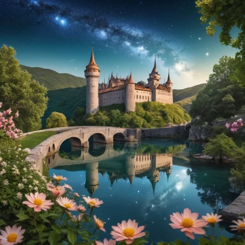 fairytale castle,fairy tale castle sigmaringen,fairy tale castle,fantasy picture,fairytale,fairy tale,slovenia,a fairy tale,fantasy landscape,germany,medieval castle,water castle,children's fairy tale,bern,eastern europe,austria,bavaria,neuschwanstein castle,beautiful landscape,eastern switzerland,Photography,General,Realistic