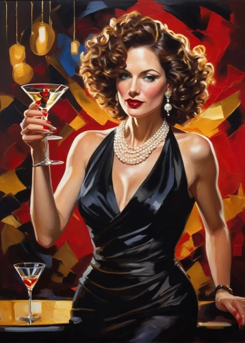 maraschino,martini glass,vodka martini,martini,bartender,classic cocktail,ann margarett-hollywood,vesper,cocktail,oil painting on canvas,cocktails,art deco woman,barmaid,femme fatale,shirley temple,cosmopolitan,oil on canvas,champagne cocktail,wine diamond,oil painting,Photography,Black and white photography,Black and White Photography 14