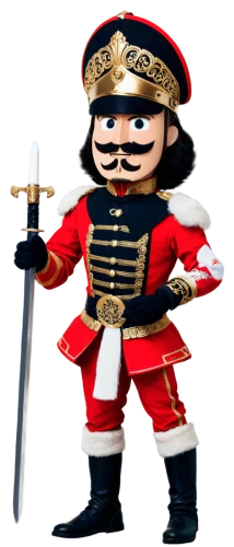 decorative nutcracker,napoleon bonaparte,tartarstan,nutcracker,roman soldier,pilaf,playmobil,mainzelmännchen,conquistador,kaiser wilhelm,mascot,pinocchio,admiral von tromp,general,napoleon,mayor,colonel,zunzuncito,brigadier,gnome,Illustration,Paper based,Paper Based 27