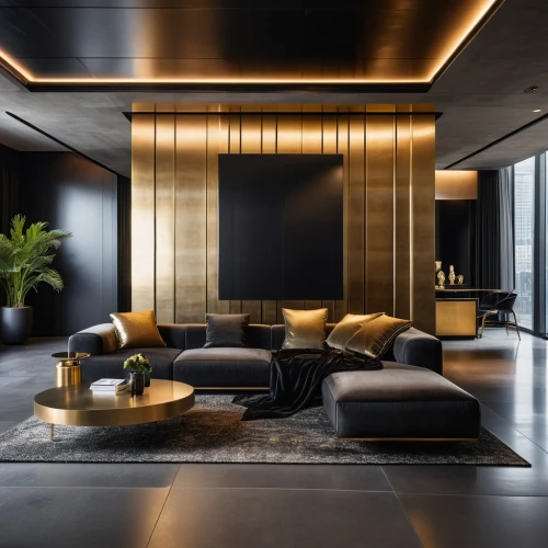 luxury home interior,interior modern design,apartment lounge,modern living room,contemporary decor,modern decor,penthouse apartment,livingroom,interior design,living room,chaise lounge,interiors,luxury property,sitting room,interior decoration,gold wall,lounge,interior decor,lobby,modern style,Photography,General,Realistic