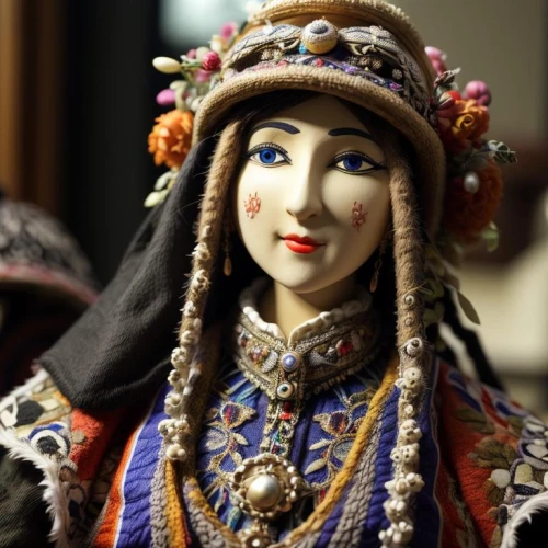 the carnival of venice,female doll,japanese doll,the japanese doll,handmade doll,wooden doll,peking opera,painter doll,doll figure,decorative figure,wooden figure,artist doll,doll's facial features,basler fasnacht,figurine,cloth doll,taiwanese opera,woman sculpture,ethnic dancer,porcelain dolls