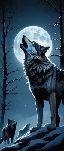 howling wolf,werewolves,two wolves,wolves,werewolf,wolf couple,constellation wolf,wolf hunting,wolf,gray wolf,wolfdog,european wolf,howl,wolf pack,black shepherd,the wolf pit,full moon,canis lupus,wolf's milk,full moon day,Illustration,Realistic Fantasy,Realistic Fantasy 29