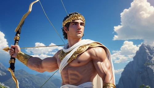 hercules,greek gods figures,perseus,greek god,poseidon,greek mythology,thracian,greek myth,pole vaulter,statue of hercules,aladha,poseidon god face,hercules winner,aladin,biblical narrative characters,apollo,male character,tarzan,artemis,ramayan,Illustration,Japanese style,Japanese Style 18