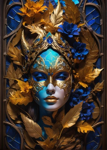 golden wreath,venetian mask,masquerade,art nouveau frame,girl in a wreath,wreath of flowers,art nouveau,blue leaf frame,autumn wreath,art nouveau frames,golden mask,frame flora,laurel wreath,headdress,the carnival of venice,blooming wreath,rose wreath,flower wreath,art nouveau design,decorative frame,Photography,Artistic Photography,Artistic Photography 08