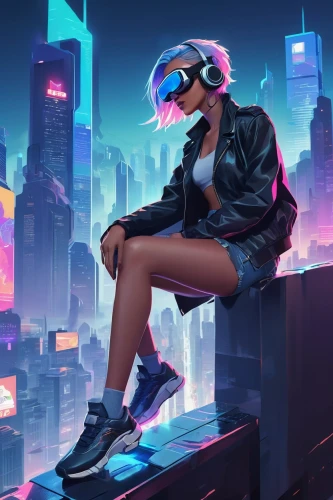 cyberpunk,cyber glasses,futuristic,cyber,80s,vr headset,80's design,vr,would a background,virtual,cyan,music background,dystopia,above the city,cyberspace,vector girl,coder,virtual world,electronic,phone icon,Unique,Paper Cuts,Paper Cuts 05