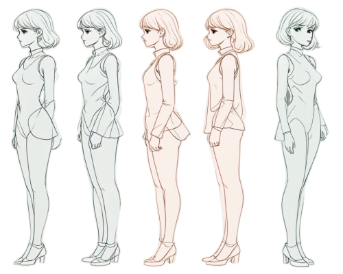 proportions,character animation,male poses for drawing,drawing mannequin,sewing pattern girls,leg dresses,poses,dummy figurin,concept art,figure group,retro paper doll,fashion vector,one-piece garment,paper dolls,stand models,studies,women's clothing,stages,asymmetric cut,shoulder length,Unique,Design,Character Design