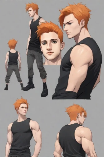 brock coupe,male character,male poses for drawing,muscle man,edge muscle,3d model,tangelo,character animation,concept art,3d figure,ken,body-building,muscle angle,muscle icon,caesar cut,body building,anime 3d,male elf,ginger nut,mullet,Digital Art,Character Design