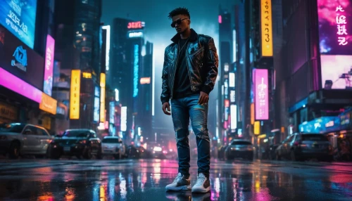 cyberpunk,pedestrian,vapor,futuristic,hong kong,city lights,a pedestrian,matrix,pedestrians,neon lights,vertigo,urban,walking man,shanghai,walking in the rain,music background,tokyo city,hk,novelist,new york streets,Photography,General,Fantasy