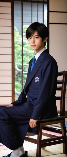 navy suit,anime japanese clothing,men's suit,chair png,sitting on a chair,martial arts uniform,a uniform,suit actor,korean drama,jin deui,asahi,hotel man,ceo,chef's uniform,sit,saji,white-collar worker,uniform,bellboy,businessman,Art,Classical Oil Painting,Classical Oil Painting 22