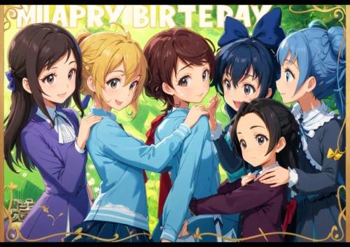 birthday banner background,happy birthday banner,birthday card,tsumugi kotobuki k-on,party banner,birthday party,birthday greeting,birthday template,birthday wishes,azusa nakano k-on,happy birthday text,greeting card,happy birthday,birthday background,children's birthday,cd cover,birthday,greetting card,darjeeling,together and happy,Anime,Anime,Traditional