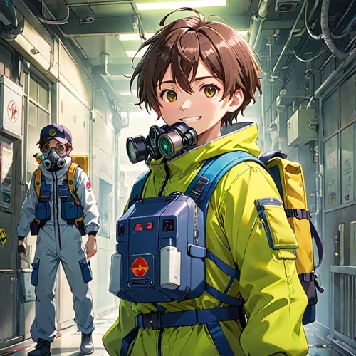 yuki nagato sos brigade,chemical container,engineer,evangelion eva 00 unit,aquanaut,coveralls,haruhi suzumiya sos brigade,fukushima,respirator,cg artwork,civil defense,battery cell,oxygen cylinder,protective suit,hazmat suit,refinery,chemical plant,locker,chemical laboratory,nuclear reactor,Anime,Anime,Traditional