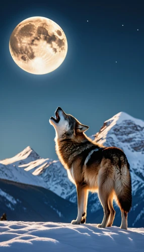 howling wolf,constellation wolf,full moon,european wolf,moonlit night,northern inuit dog,canis lupus,greenland dog,full moon day,wolfdog,saarloos wolfdog,super moon,wolves,moon and star background,tamaskan dog,big moon,sled dog,two wolves,wolf,moonlit,Photography,General,Realistic