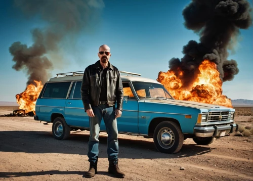 breaking bad,bobby-car,breakdown van,transporter,van,album cover,mad max,badlands,the vehicle,jeep dj,rock'n roll mobile,gasoline,vanagon,the old van,snatch land rover,tv show,cd cover,bobby car,lucus burns,lake of fire,Conceptual Art,Daily,Daily 11