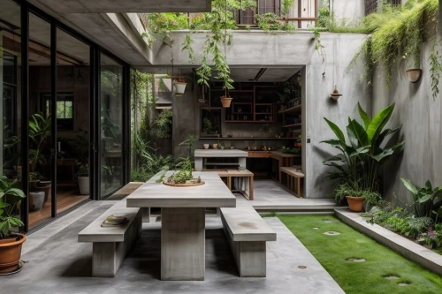 garden design sydney,exposed concrete,landscape design sydney,landscape designers sydney,courtyard,mid century house,cubic house,concrete slabs,house plants,roof garden,beautiful home,patio,outdoor table and chairs,garden of plants,an apartment,japanese architecture,balcony garden,mid century modern,frame house,climbing garden