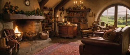 hobbiton,fireplace,fireplaces,country cottage,wood-burning stove,sitting room,fire place,dandelion hall,great room,hobbit,victorian kitchen,wood stove,home interior,hearth,christmas fireplace,beautiful home,breakfast room,warm and cozy,fireside,miniature house,Photography,General,Commercial