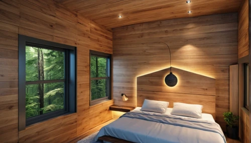 wooden sauna,japanese-style room,wood window,room divider,bamboo curtain,sleeping room,wooden wall,modern room,wooden windows,guest room,wood mirror,tree house hotel,bedroom window,canopy bed,small cabin,inverted cottage,patterned wood decoration,guestroom,eco hotel,wooden house,Photography,General,Realistic