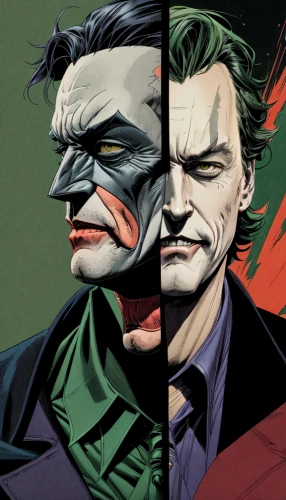 joker,comic characters,split personality,two face,comic books,trinity,without the mask,riddler,personages,rorschach,ledger,comic style,greed,comics,comicbook,justice league,comic book,nightshade family,justice scale,gentleman icons