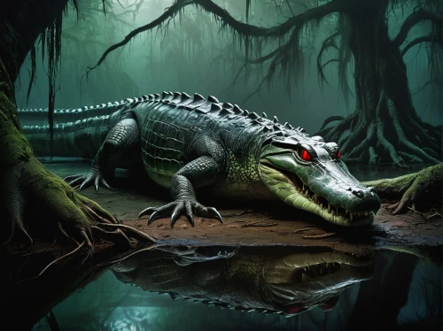 crocodilian,crocodile,real gavial,marsh crocodile,alligator,crocodilian reptile,freshwater crocodile,american alligators,muggar crocodile,crocodilia,false gharial,west african dwarf crocodile,south american alligators,saltwater crocodile,caiman crocodilus,philippines crocodile,american alligator,alligator mississipiensis,crocodile woman,missisipi aligator,Conceptual Art,Daily,Daily 24