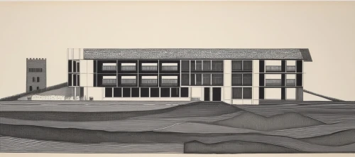matruschka,house drawing,dunes house,hydropower plant,palace of knossos,art deco,mid century house,mid century modern,brutalist architecture,model house,year of construction 1954 – 1962,printing house,lithograph,house hevelius,concrete plant,archidaily,construction set,ludwig erhard haus,cool woodblock images,concrete construction,Art,Artistic Painting,Artistic Painting 50