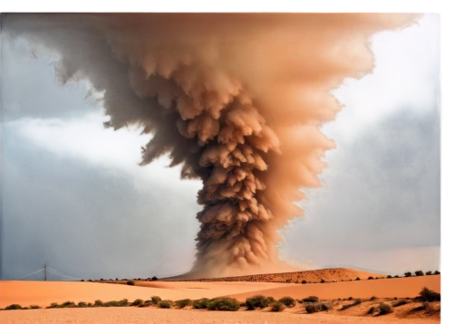 tornado,tornado drum,libyan desert,erbore,namib rand,sandstorm,eruption,namib,dust cloud,mushroom cloud,nature's wrath,volcanic activity,sudan,namib desert,the eruption,volcanic eruption,capture desert,saudi arabia,namibia nad,detonation,Illustration,Black and White,Black and White 24