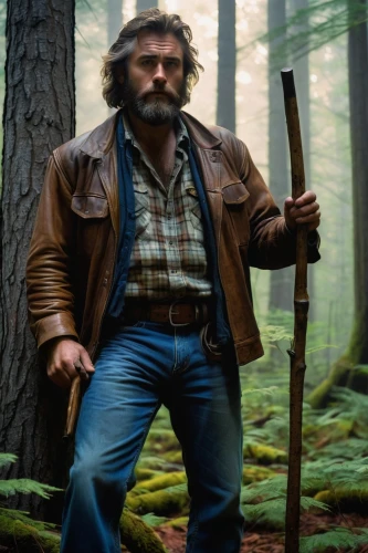 lumberjack,wolverine,farmer in the woods,hatchet,woodsman,lumberjack pattern,wolfman,western film,drover,carpenter,brawny,deadwood,amc eagle,digital compositing,woodball,carpenter jeans,forest man,cable programming in the northwest part,lumber,merle black,Illustration,Paper based,Paper Based 17