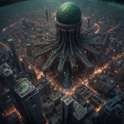 metropolis,dystopian,dystopia,the skyscraper,skyscraper,fantasy city,islamic architectural,tehran from above,futuristic landscape,futuristic architecture,sci fiction illustration,big mosque,skycraper,stalin skyscraper,urbanization,district 9,destroyed city,scifi,ancient city,panopticon