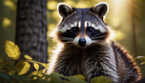 north american raccoon,raccoon,raccoons,rocket raccoon,coatimundi,ring-tailed,south american gray fox,backlit chipmunk,mustelid,mustelidae,sciurus carolinensis,raccoon dog,polecat,animal portrait,badger,squirell,anthropomorphized animals,grey fox,red panda,ring tailed lemur,Illustration,Retro,Retro 22