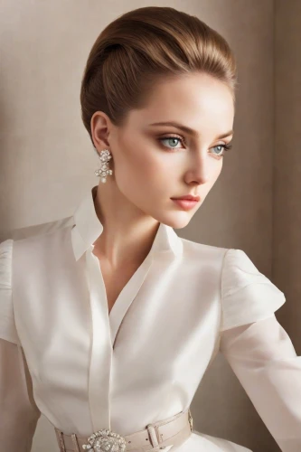 bridal jewelry,bridal clothing,elegant,chignon,bridal accessory,artificial hair integrations,fashion illustration,elegance,female model,women fashion,updo,management of hair loss,fashion vector,fashion dolls,women's accessories,fashion doll,luxury accessories,white silk,pearl necklace,romantic look,Photography,Realistic