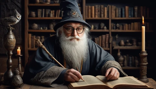 wizard,the wizard,gandalf,magic book,scholar,wizards,spell,wizardry,magus,divination,reading glasses,magic grimoire,candlemaker,librarian,potter,albus,jrr tolkien,apothecary,lord who rings,mage,Photography,Black and white photography,Black and White Photography 09