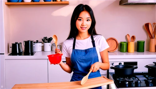 girl in the kitchen,cooking show,reusable utensils,food preparation,kitchenware,baking equipments,star kitchen,cleaning service,chef,asian woman,housewife,homemaker,food and cooking,cooking utensils,kitchen tools,cooking book cover,kitchen utensil,knife kitchen,knife block,kitchen work,Conceptual Art,Graffiti Art,Graffiti Art 07