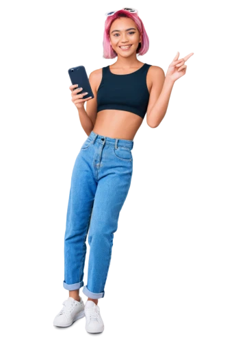 woman holding a smartphone,jeans background,blogger icon,girl on a white background,pink background,phone icon,wifi png,girl at the computer,social media icon,woman eating apple,sprint woman,text message,artificial hair integrations,dj,toni,youtube icon,girl with speech bubble,teen,woman free skating,youtube card,Illustration,Vector,Vector 03