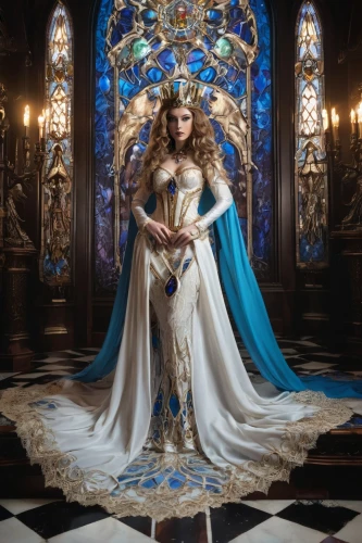 celtic queen,suit of the snow maiden,priestess,blue enchantress,the snow queen,goddess of justice,queen of the night,vestment,royal,cinderella,ice queen,monarchy,regal,queen s,queen,the throne,royalty,queen cage,queen crown,athena,Illustration,Realistic Fantasy,Realistic Fantasy 47