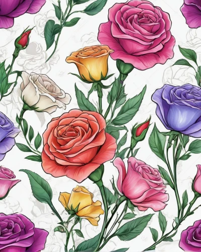 roses pattern,watercolor floral background,floral digital background,watercolor roses,floral background,rose flower illustration,floral border paper,flowers fabric,flower fabric,flowers pattern,botanical print,watercolor roses and basket,floral pattern paper,watercolour flowers,flowers png,japanese floral background,floral scrapbook paper,seamless pattern,watercolor flowers,paper flower background,Illustration,Abstract Fantasy,Abstract Fantasy 13